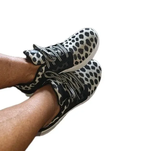 Women’s Avia Deluxe Memory Foam Athletic Shoes, Size 8.5  Leopard - Picture 6 of 10